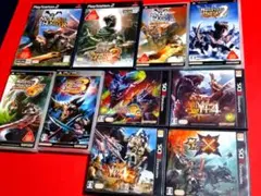 モンスターハンター セット ps2 psp 3DS