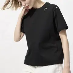UNIQLO アニヤ・ハインドマーチ ボクシーT ブラック M ユニクロ 美品