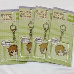 オリジナルフォトインキーホルダー 四角大 4個セット