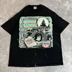 jerzees 90s vintage grave digger art