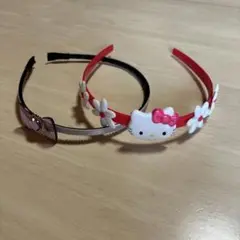 ハローキティ カチューシャ ２個セット