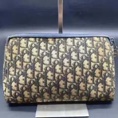 Christian Dior トロッター柄 クラッチバッグ