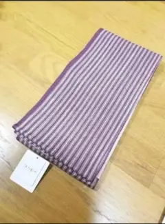 未使用タグ付き浴衣帯 こむさでもーど 赤紫色