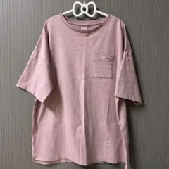 Lee Mサイズ ポケット付きピンクTシャツ