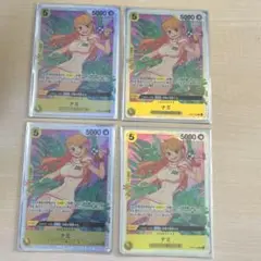ワンピースカード　ナミ SR OP08-106 4枚 二つの伝説 エッグヘッド