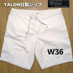 ポロラルフローレン チノ ハーフパンツ W36 オールドタグ TALONジップ