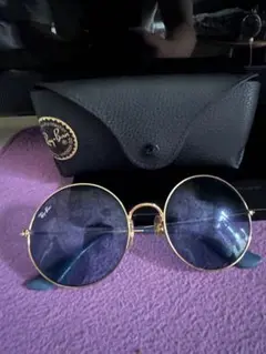 Ray-Ban ゴールドフレーム サングラス