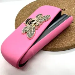 6アイコス イルマ ｉ用 ケース iqos iluma 専用 蜂付き　ピンク