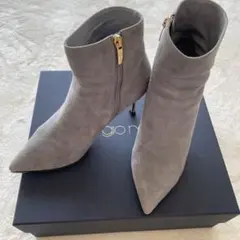 セルジオロッシ sergio rossi ライトグレー ブーツ