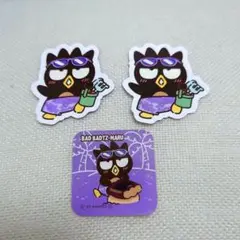 スシローコラボ バッドバッツマル ステッカー&ピック 3枚セット