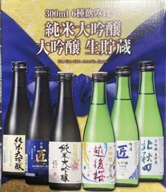 日本酒大吟醸6種 飲み比べセット