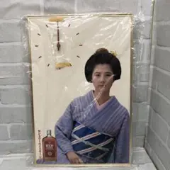 非売品 大原麗子 サントリー レッド パネル ポスター 時計付き 非売品 大原麗子 サントリー レッド パネル ポスター 時計付き
