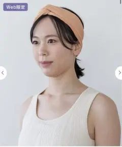 よよさんLava スカーラＬサイズトップスとヘアバンド SUKALA】ウォーターカラーヘアバンド(ダークネイビー): ヨガ