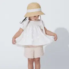 新品　未使用　プティマイン　フリルショートパンツ　ピンク　80cm