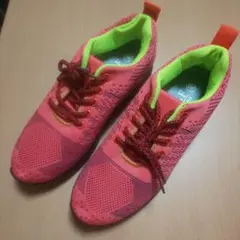 S.G.P.F ピンク&ネオン レディース スニーカー 美品