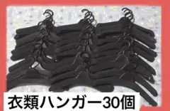 洋服&厚型★衣類ハンガー 30個セット
