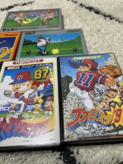 ファミリースタジアム90 箱付き　説明書付属品付き プロ野球ファミリースタジアム 87年度版 ファミスタ90 2本