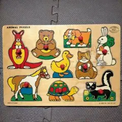 Animal Puzzle 木製動物パズル