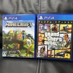 Minecraft & Grand Theft Auto V PS4 2本セット
