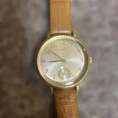 agate 手巻き時計 ゴールド 1611 電池切れ