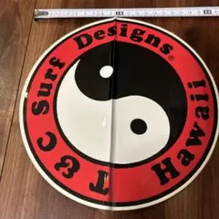 T&C Surf Designs 陰陽マーク ステッカー