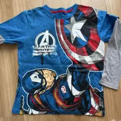 アベンジャーズ キャプテン・アメリカ 長袖Tシャツ