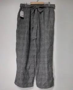 Rag Out グレー系チェック柄 ワイドパンツ