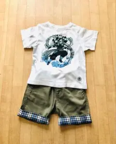 鬼滅の刃　Ｔシャツ ハーフパンツ　２セット　110