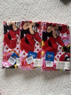 ディズニー ミニーマウス フェイスタオル 3枚セット