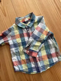 GAP チェックシャツ　80