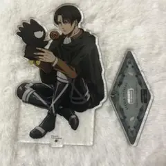 リヴァイ×ばつ丸　アクスタ 缶バッジ ラバスト トレカ