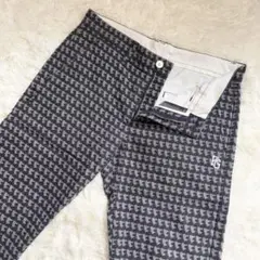 未使用級☆ パーリーゲイツ スヌーピー コラボ 総柄 ゴルフパンツ サイズ5 L