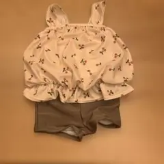 EL FIN DOLL さくらんぼ柄水着セット 80