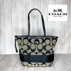 COACH コーチ シグネチャー トートバッグ ハンドバッグ