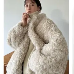 MINAMI TANAKA×CLANE CURL FUR SHORT COAT2