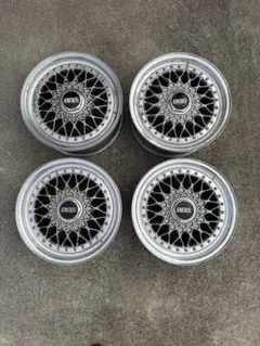 BBS‼️RS15インチ‼️PCD100 4穴‼️加工なし‼️ 6.5j＋34バリ山‼️ BBS‼️RS15インチ‼️PCD100 4穴‼️加工なし‼️ 6.5j＋34バリ山