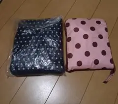 【未使用+中古】コンパクトにたためるボストンバッグ　2個セット　ピンク　黒