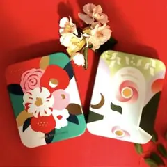 空き缶資生堂パーラーチョコ/和三盆の空き缶/容器セット