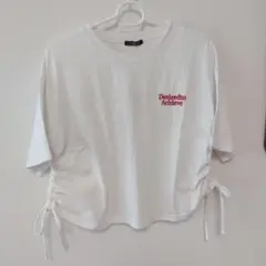 半袖Tシャツ ホワイト ハート♡ Mサイズ