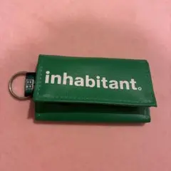 【美品】inhabitant. インハビタント キーケース グリーン