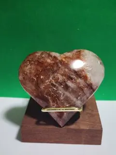 ファイヤークオーツ　ハート