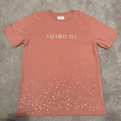 【美品】SATURDAYS NEW YORK CITY ペイントロゴTシャツ