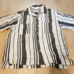 FREAK'S STORE ストライプ 半袖シャツ Mサイズ