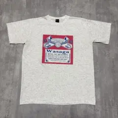 90s カナダ製　ワサガビーチ　砂　太陽　パーティー　Tシャツ　wasaga