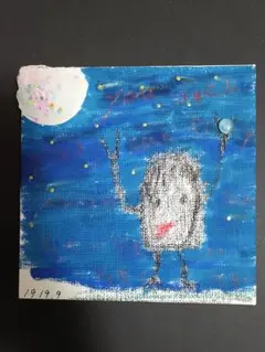 自作のキャンバス画