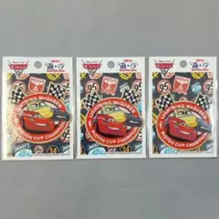 PIXAR　カーズ　フラッグ（大） ワッペン　アップリケ　計3枚セット