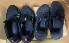 Nike,brooksブルックススニーカー 2点セット