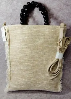 【3377】新品タグ付き mysty woman ザツザイトートバッグ