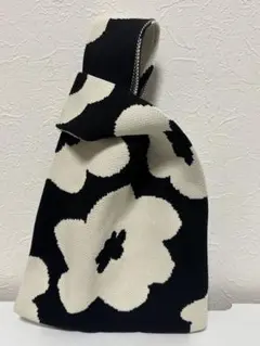 duke bear 花柄クロシェ ハンドバッグ