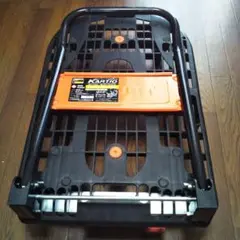 トラスコ台車 カルティオ 黑 ストッパー付き MPK-720-BK−SS